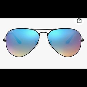 Ray-Ban Blue Gradient Aviator Sunglasses